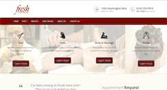 Desktop Screenshot of freshsalon.com